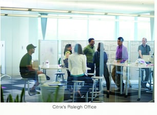 Citrix mobile and fleixble workplace design in Raleigh, North Carollina