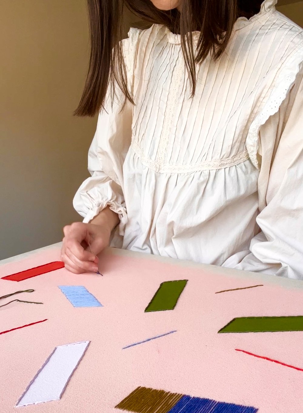 Emily Keating Snyder Contemporary Art Sewing