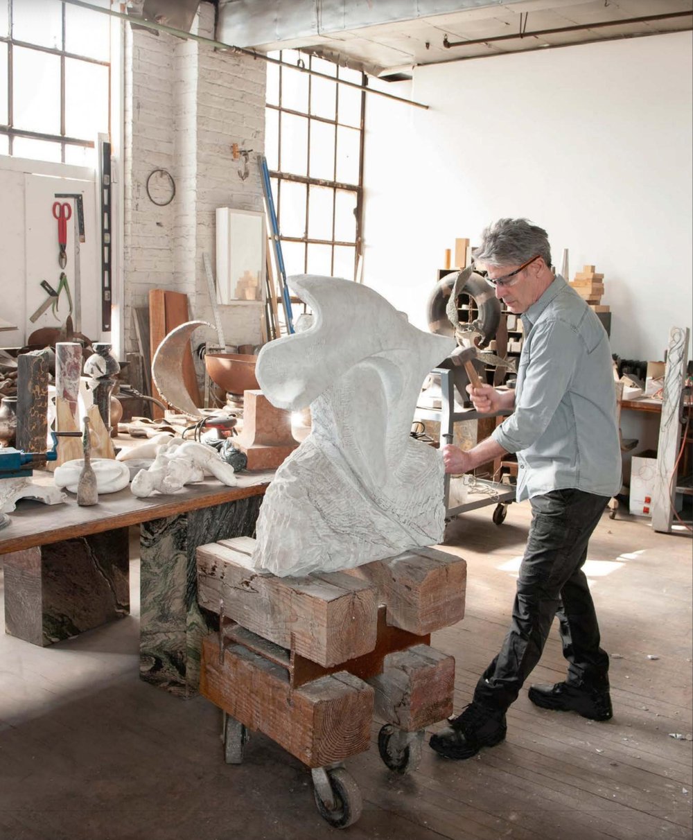 karl Carving StoneChicago