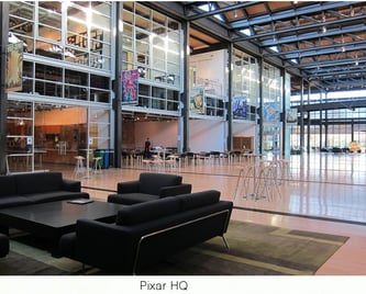 Steve Job's designed Pixar HQ Campus